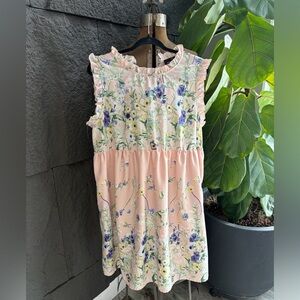 Suzanne Betro Pastel Floral Dress